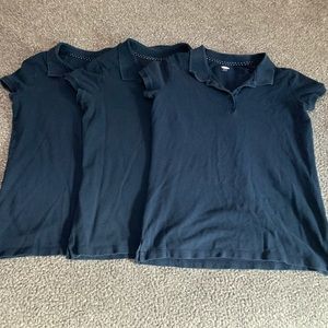 Old Navy Navy Uniform Shirt 3 Bundle